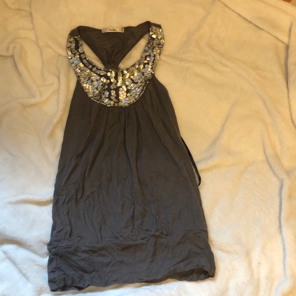 Sequin Tank Top